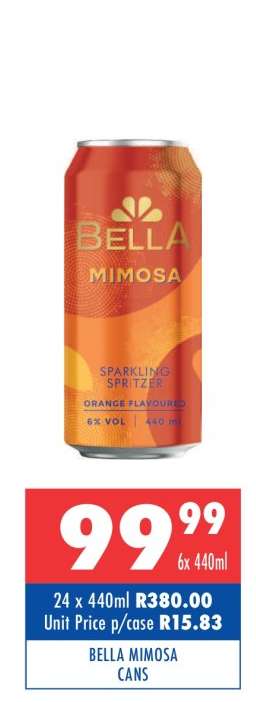 BELLA Mimosa Cans