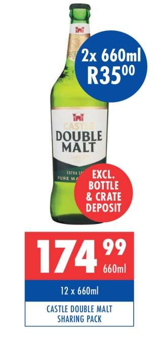 CASTLE DOUBLE MALT SHARING PACK