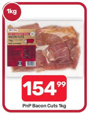PnP Bacon Cuts 1kg
