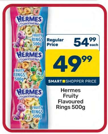 Hermes Fruity Flavoured Rings 500g