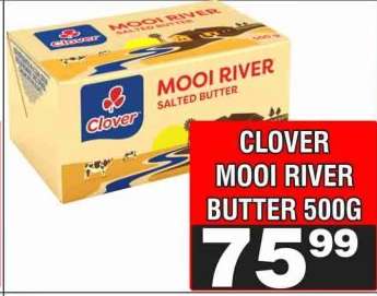 CLOVER MOOI RIVER BUTTER 500G
