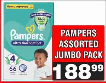PAMPERS ASSORTED JUMBO PACK
