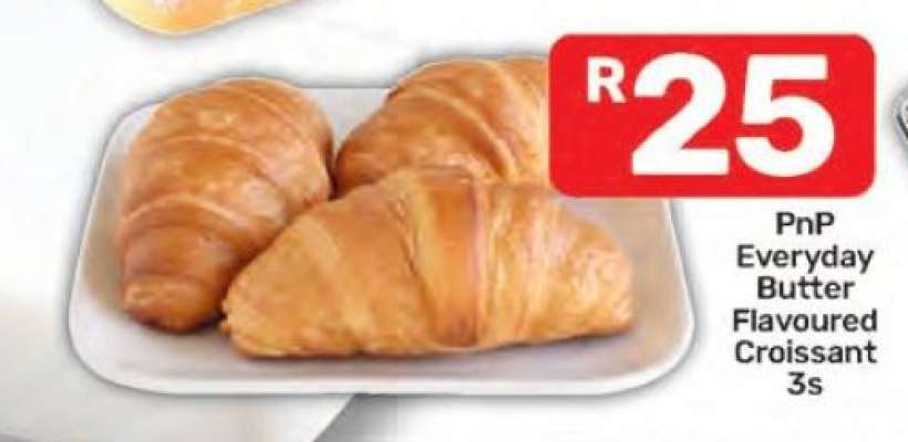 PnP Everyday Butter Flavoured Croissant 3s