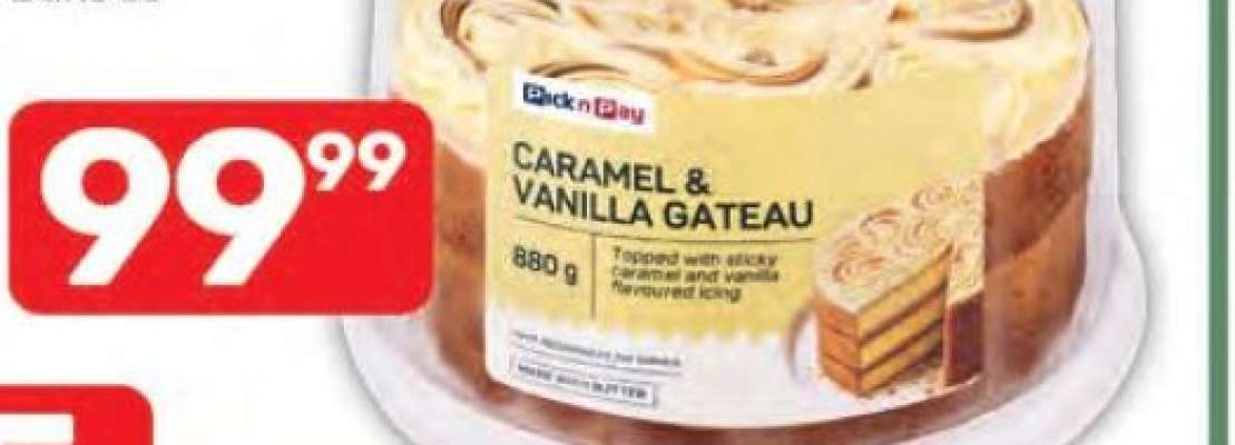 Caramel & Vanilla Gateau