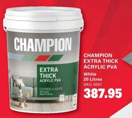 CHAMPION EXTRA THICK ACRYLIC PVA