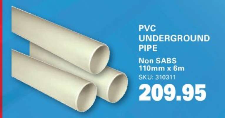 PVC UNDERGROUND PIPE