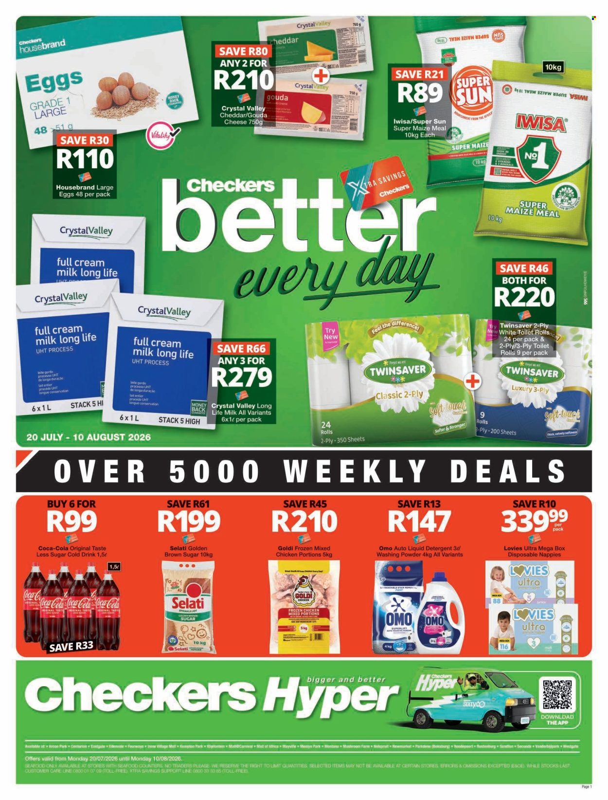 Checkers specials - 07.20.2026 - 08.10.2026. Page 1