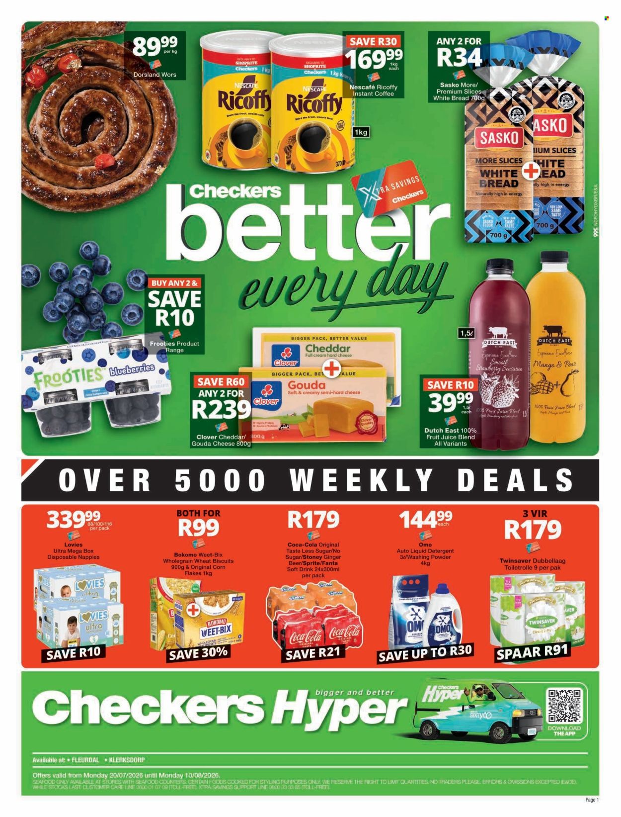 Checkers specials - 07.20.2026 - 08.10.2026. Page 1