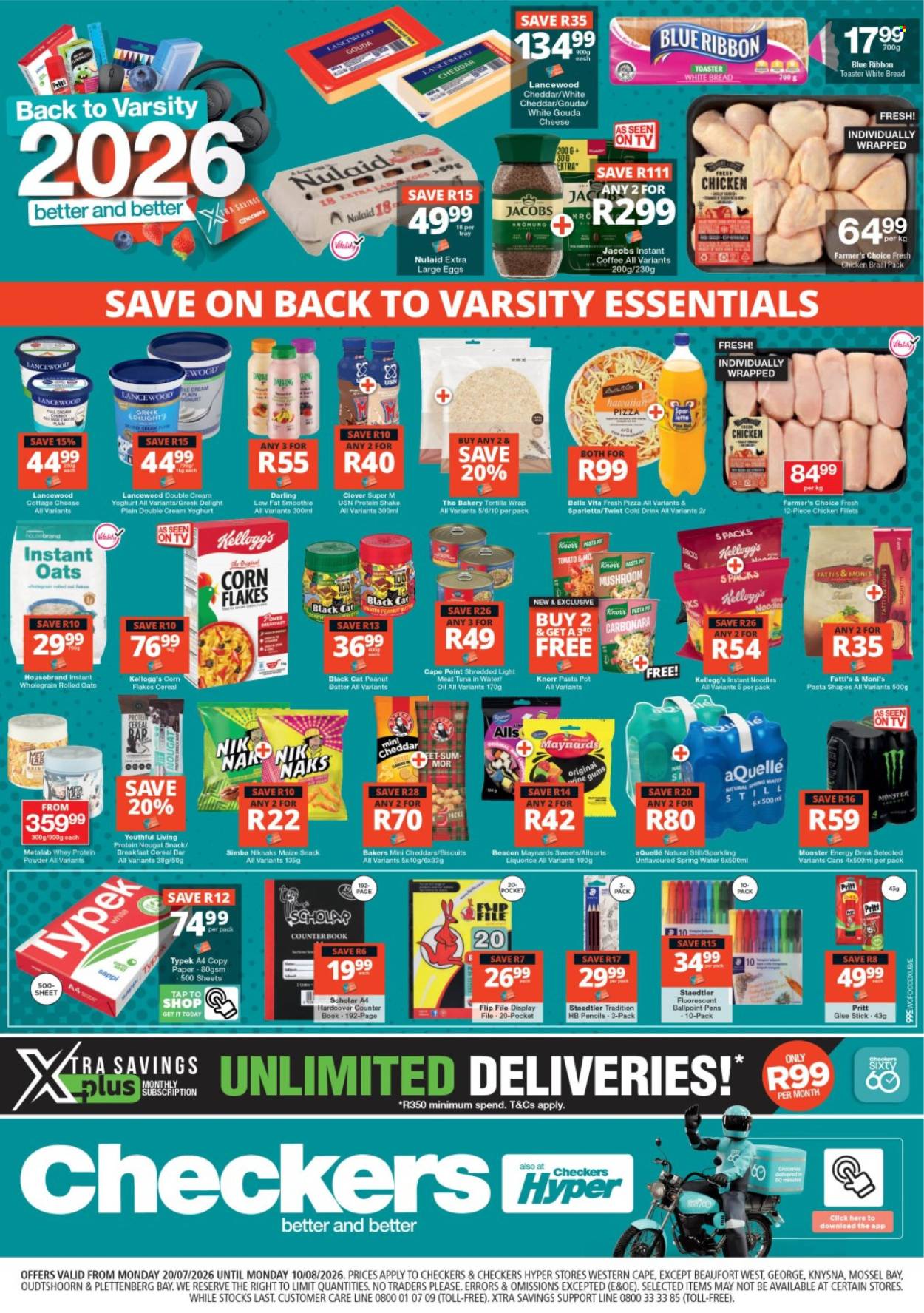Checkers specials - 07.20.2026 - 08.10.2026. Page 1