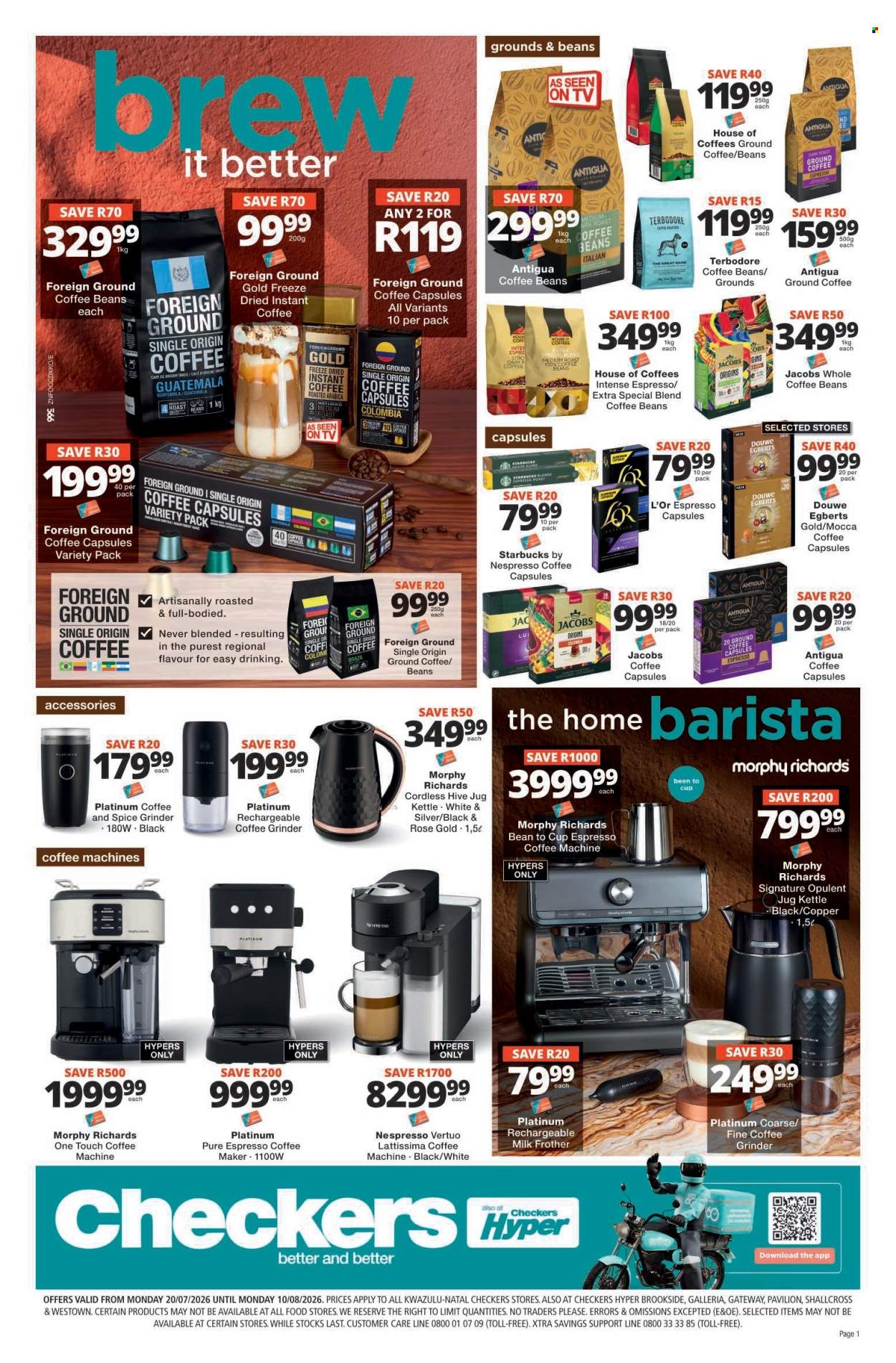 Checkers specials - 07.20.2026 - 08.10.2026. Page 1