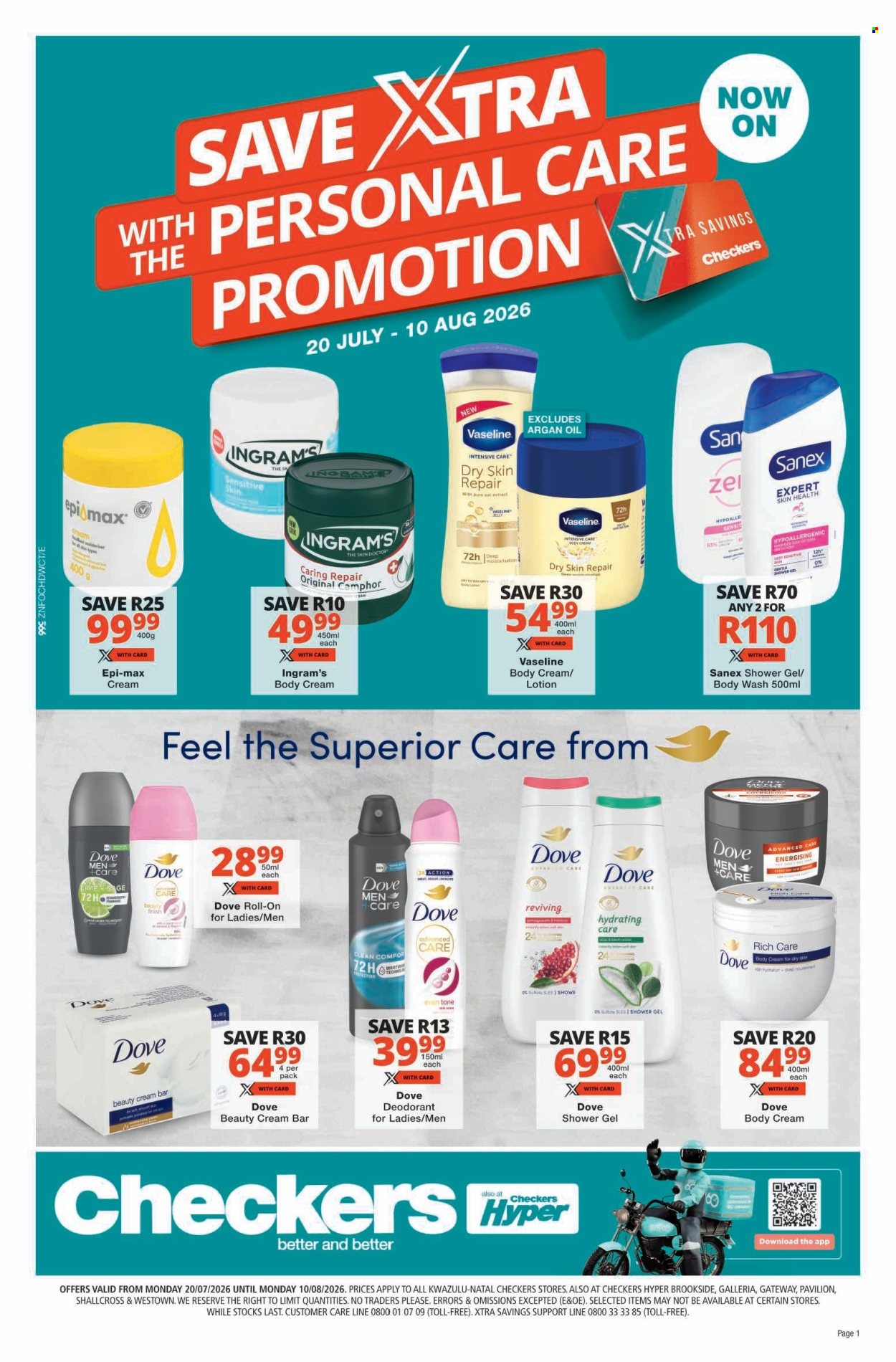 Checkers specials - 07.20.2026 - 08.10.2026. Page 1