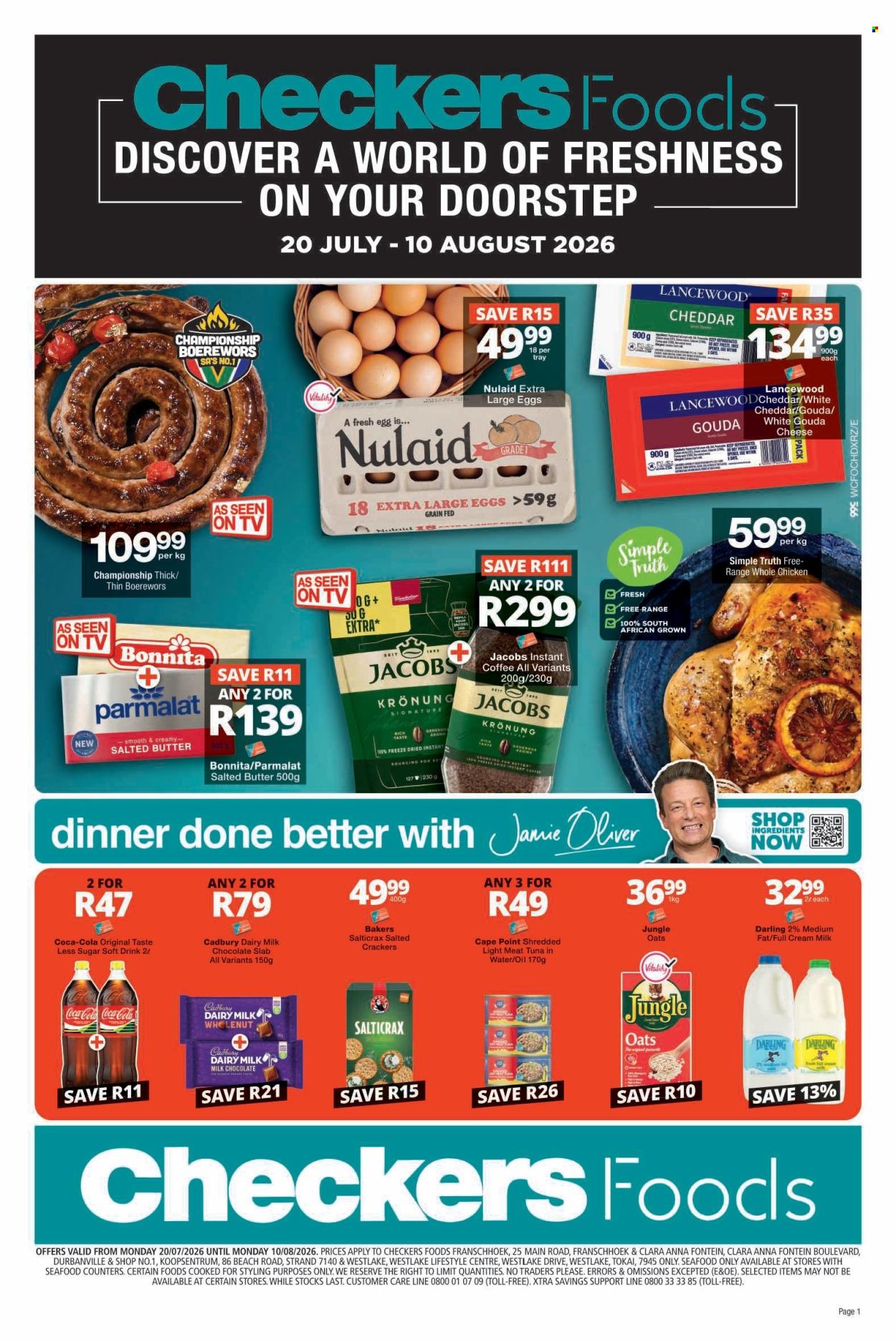 Checkers specials - 07.20.2026 - 08.10.2026. Page 1