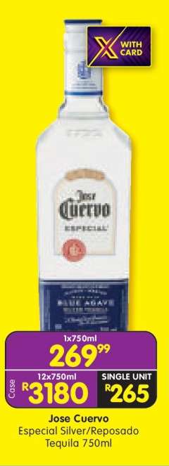 JOSE CUERVO ESPECIAL SILVER/REPOSADO TEQUILA 750ml