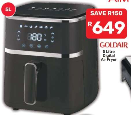 Goldair 5-Litre Digital Air Fryer