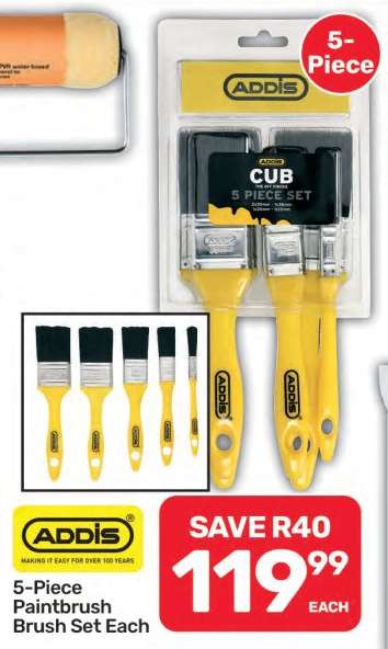 5-Piece Paintbrush Brush Set