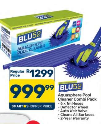 BLU52 Aquasphere Pool Cleaner Combi Pack