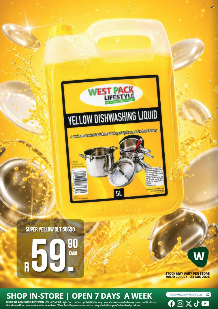 West Pack Lifestyle specials - 07.20.2026 - 08.23.2026. Page 2