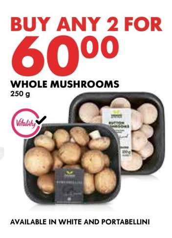 Whole Mushrooms