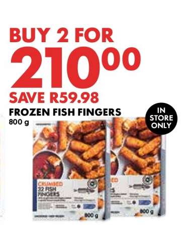 FROZEN FISH FINGERS
