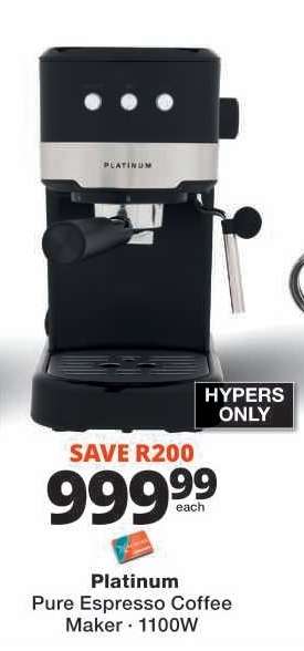 Platinum Pure Espresso Coffee Maker