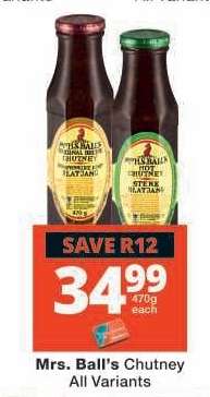 MRS BALL'S CHUTNEY