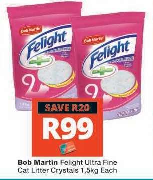 Bob Martin Felight Ultra Fine Cat Litter Crystals