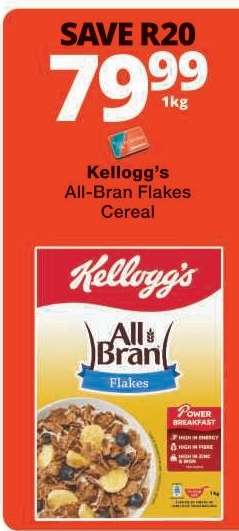 Kellogg's All Bran Flakes Cereal