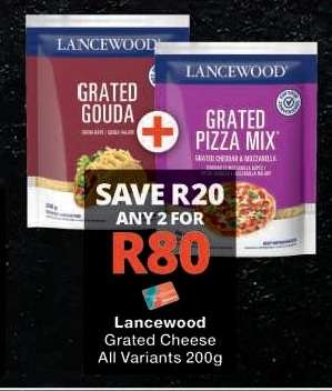 Lancewood Grated Cheese