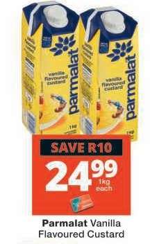 PARMALAT VANILLA FLAVOURED CUSTARD