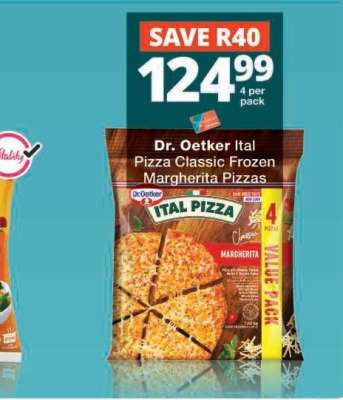 Dr. Oetker Ital Pizza Classic Frozen Margherita Pizzas