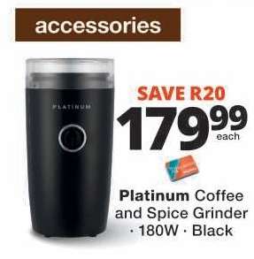 Platinum Coffee and Spice Grinder