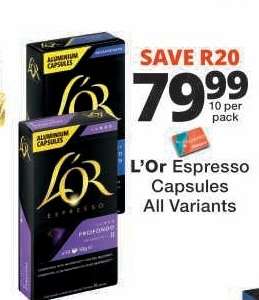 L’Or Espresso Capsules