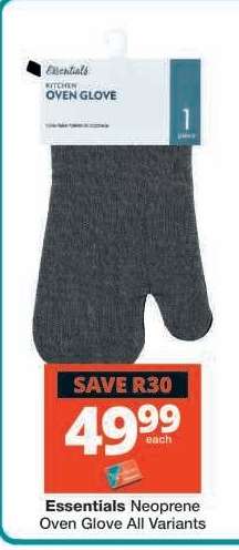 Essentials Neoprene Oven Glove
