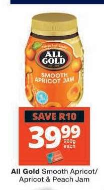 ALL GOLD SMOOTH APRICOT/APRICOT & PEACH JAM
