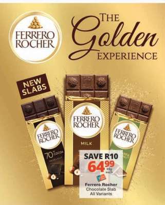 Ferrero Rocher Chocolate Slab