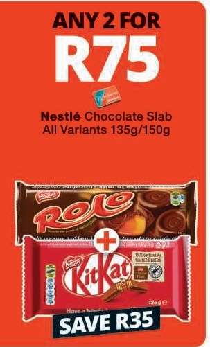 NESTLE CHOCOLATE SLAB