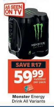 MONSTER Energy Drink (All variants)
