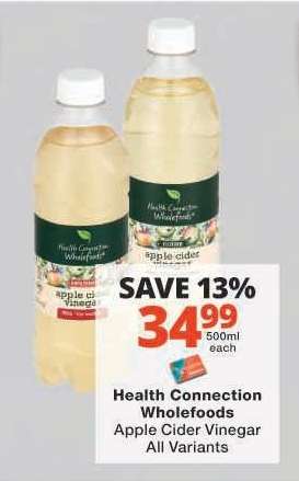 Health Connection Wholefoods Apple Cider Vinegar