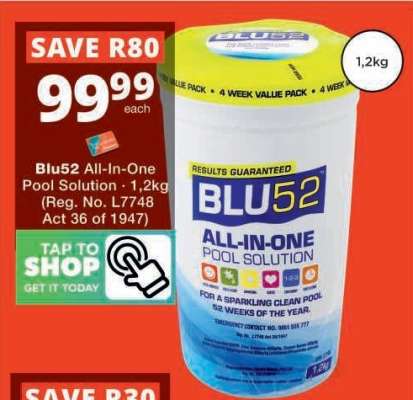 BLU52 All-in-One Pool Solution