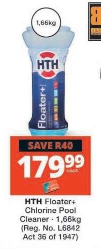 HTH Floater+ Chlorine Pool Cleaner
