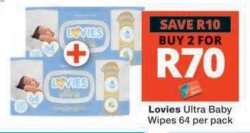 Lovies Ultra Baby Wipes