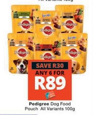 Pedigree Dog Food Pouch