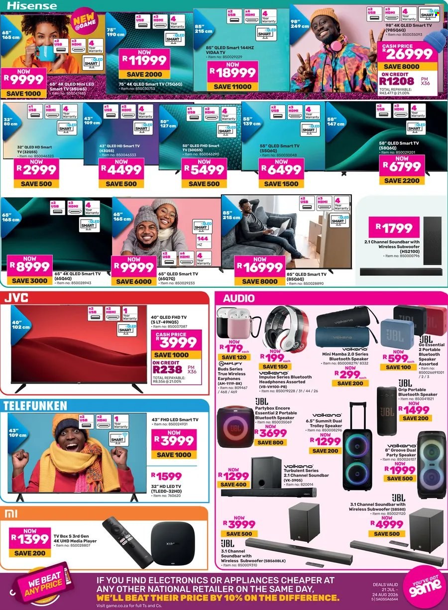Game specials - 07.21.2026 - 08.24.2026. Page 5