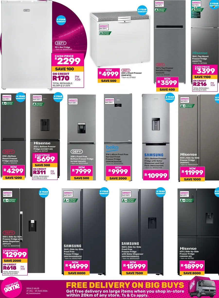 Game specials - 07.21.2026 - 08.24.2026. Page 6