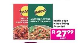 Imana Soya Mince 400 g Assorted