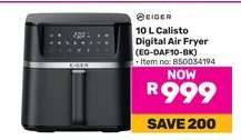 Eiger 10 L Calisto Digital Air Fryer