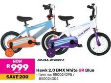 Hawk 2.0 BMX White OR Blue