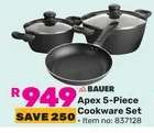 Bauer Apex 5-Piece Cookware Set