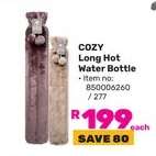 COZY Long Hot Water Bottle