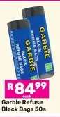Garbie Refuse Black Bags 50s